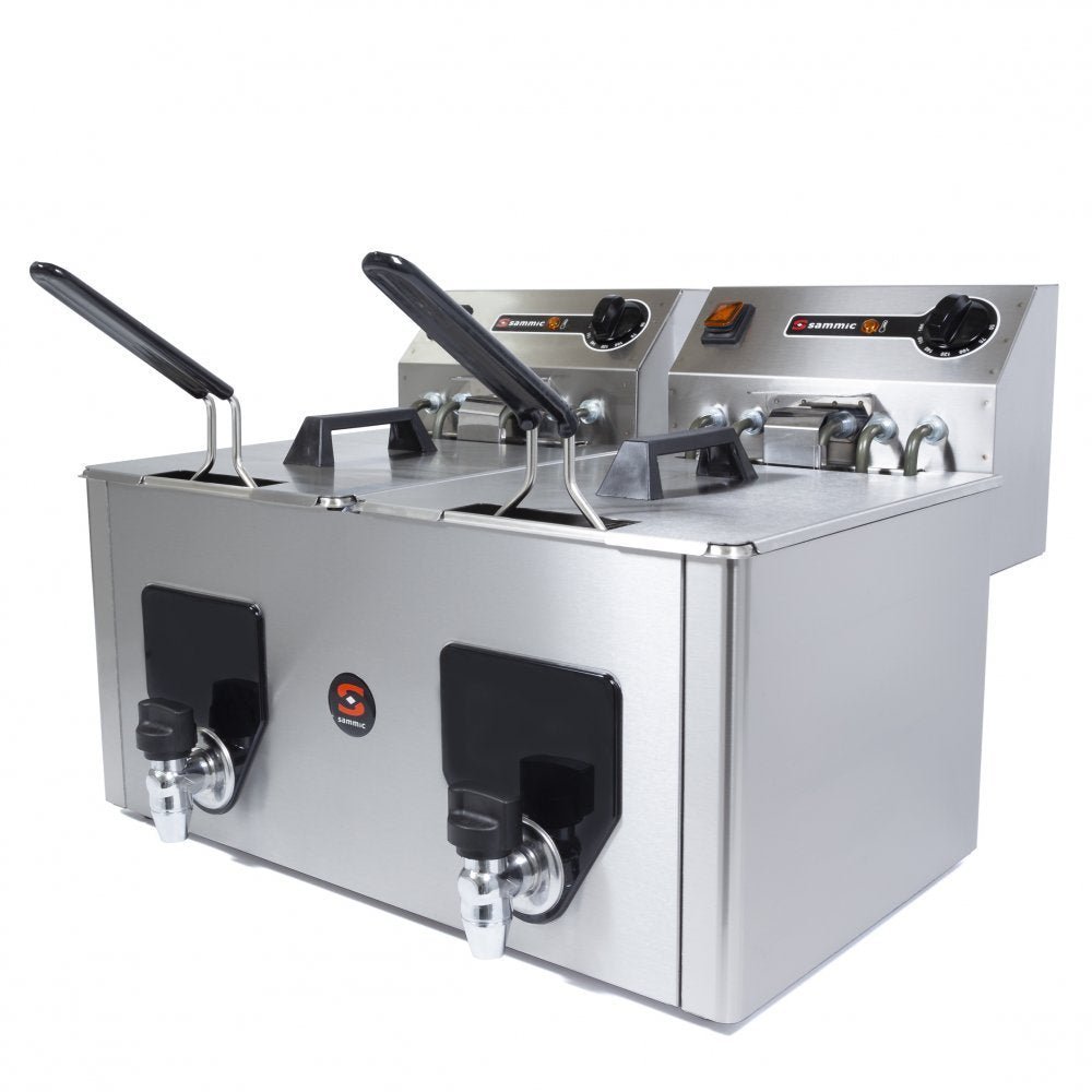 Fritadeira Industrial PF - 10+10 (3~) - NOVEDUC Equipamento Laboratório e Formação Profissional0655130147