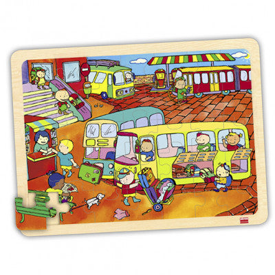 Conjunto de Puzzles dos Transportes