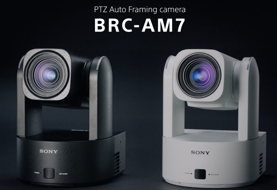 SONY BRC-AM7 20X 4K60 12G-SDI/HDMI/FIBRA/RJ45 COM GRAVAÇÃO E RASTREAMAMENTO AI COR: BRANCO