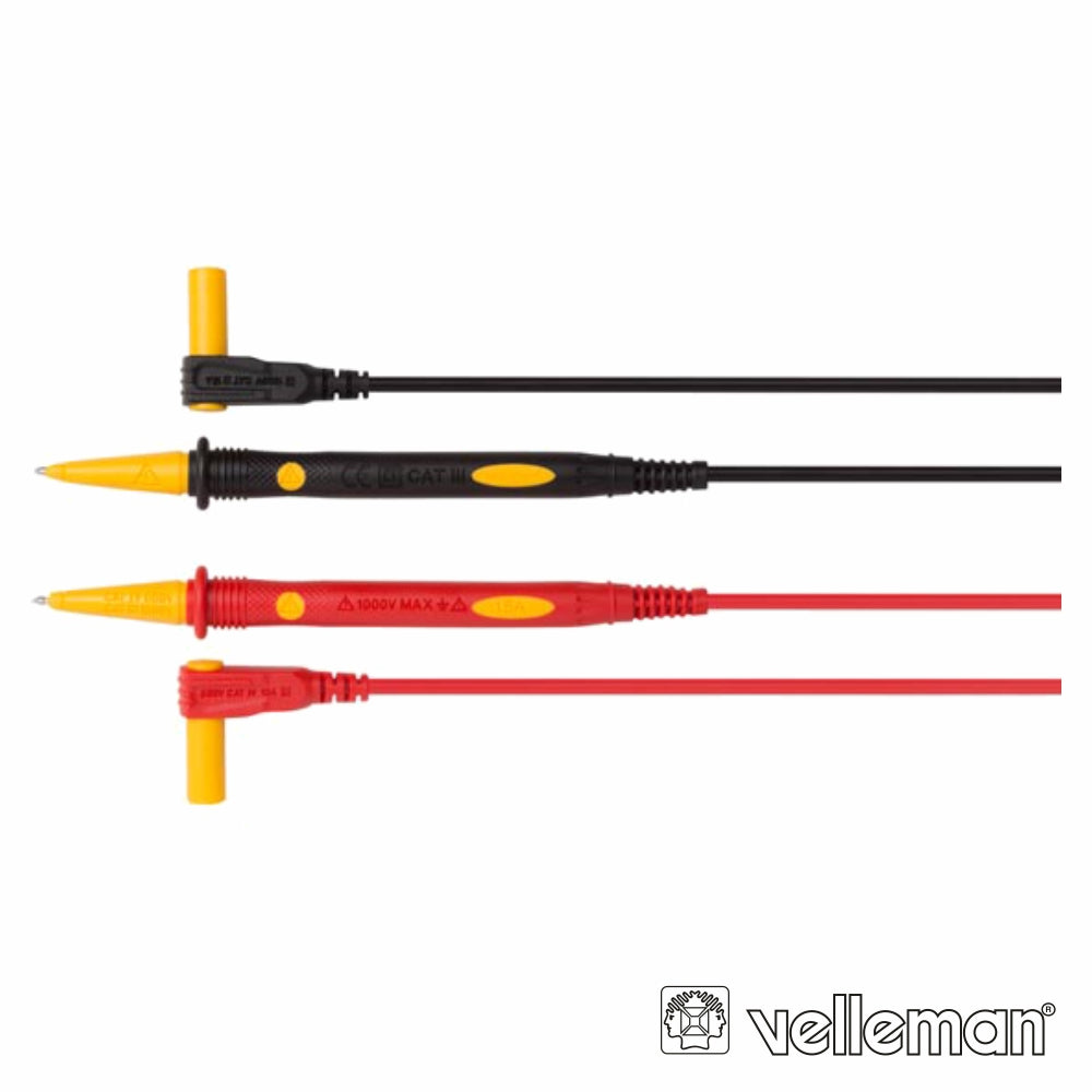 Conjunto Pontas De Prova Velleman - NOVEDUC Equipamento Laboratório e Formação Profissional