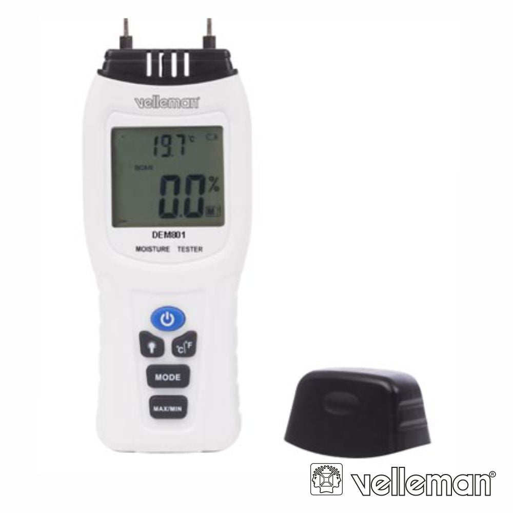 Medidor De Húmidade Digital  Termômetro - NOVEDUC Equipamento Laboratório e Formação Profissional