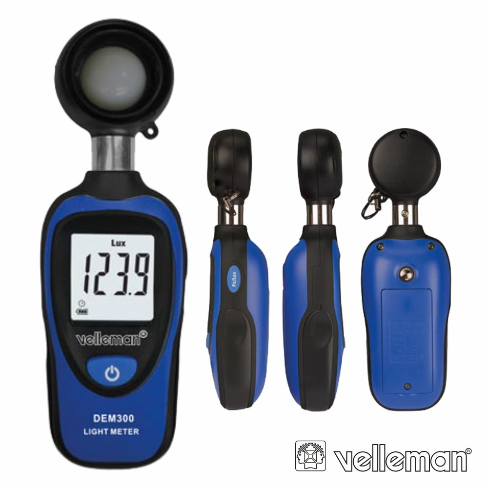 Mini Luxímetro Digital Velleman - NOVEDUC Equipamento Laboratório e Formação Profissional