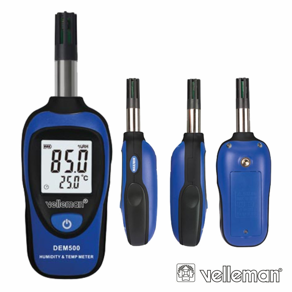 Mini Medidor De Temperatura E Humidade Velleman - NOVEDUC Equipamento Laboratório e Formação Profissional