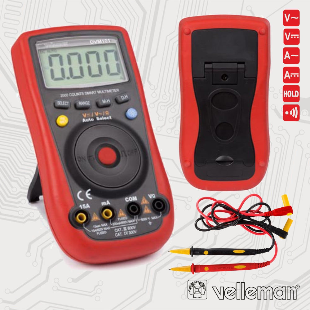 Multímetro Digital Cat. Iii 600V / Cat. Iv 300V - NOVEDUC Equipamento Laboratório e Formação Profissional