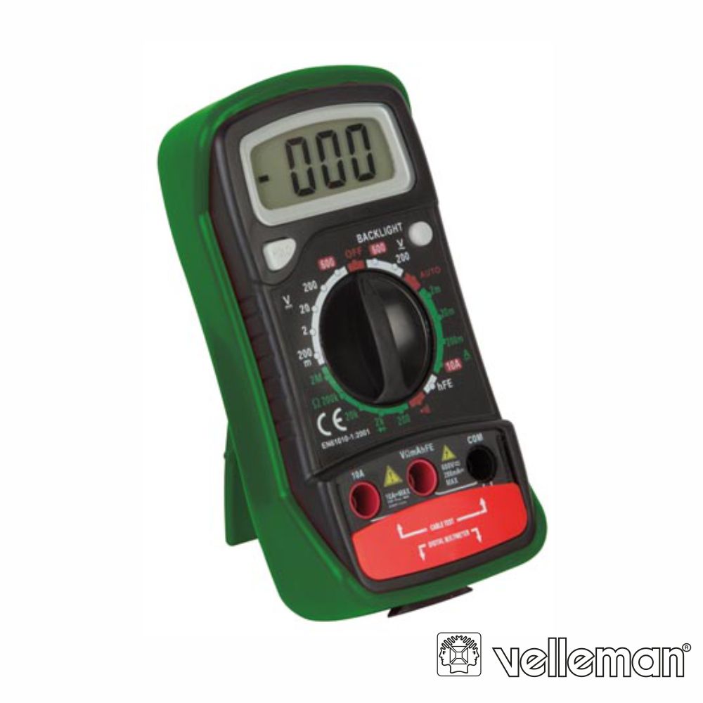 Multímetro Digital  Testador Redes/Linhas Velleman - NOVEDUC Equipamento Laboratório e Formação Profissional