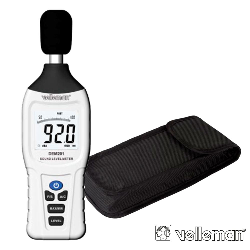 Sonómetro Digital Velleman - NOVEDUC Equipamento Laboratório e Formação Profissional